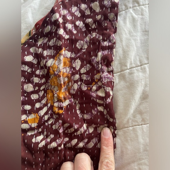 EUC Kantha Bae Hair Wraps- Maroon and Dark Green - Picture 4 of 9